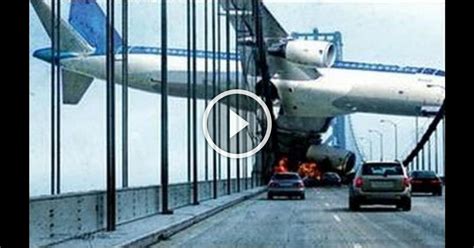 plane crashes into bridge in crown city